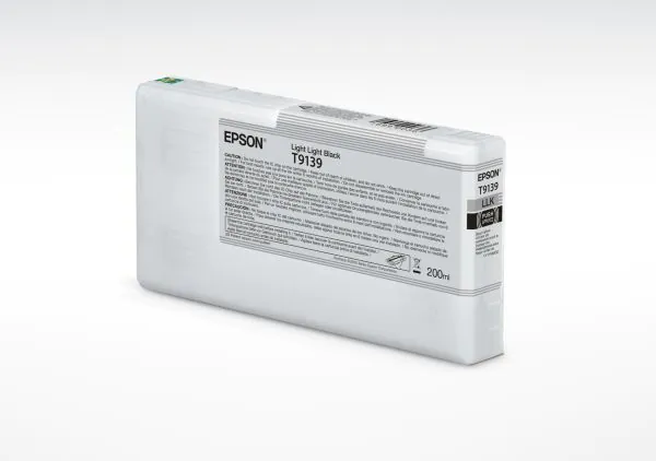 Cartucho de tinta Epson gris claro T9139 de 200ml.