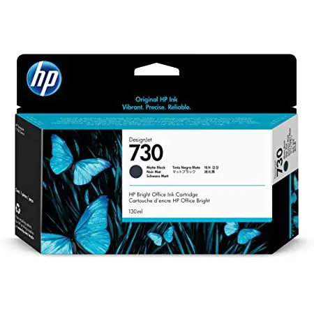 Cartucho de tinta HP DesingJet 730 Negro mate de 130ml	