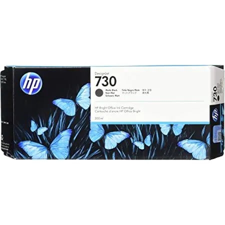 Cartucho de tinta HP DesingJet 730 Negro Mate de 300 ml	