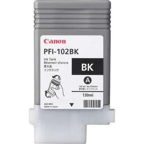 Cartucho de tinta negra Canon PFI-102BK