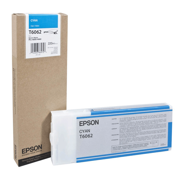 Epson Cartucho T606200 cian