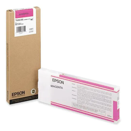 Cartucho Epson T606300 magenta vivo