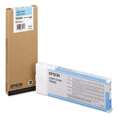 Cartucho Epson T606500 cian claro