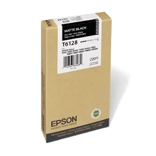 Cartucho Epson T612800 negro mate