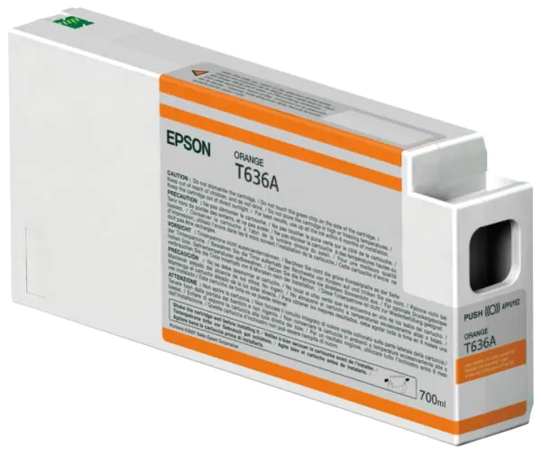 Cartucho Epson T636A00 naranja