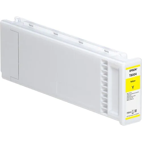 Cartucho de tinta Epson amarillo T8004 de 700ml.