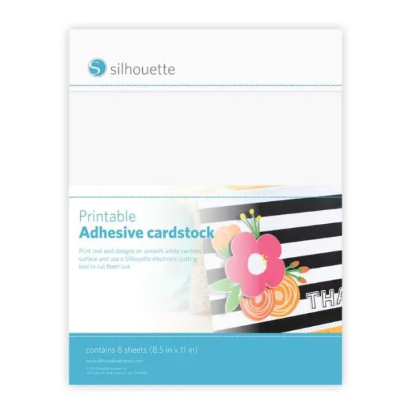 Cartulina Adhesiva Imprimible Inkjet y Láser Silhouette