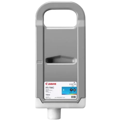 Cartucho de tinta cián Canon PFI-706C