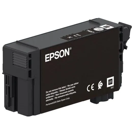 Cartucho de tinta Epson negro T40C1 de 50ml.