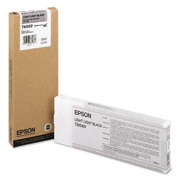 Cartucho Epson T606900 gris claro