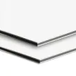 Panel dibond aluminio blanco/blanco - lámina de 0,21mm. - 150 x 152 cm. - caja de 8 planchas