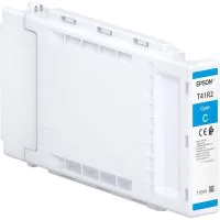 Cartucho de tinta Epson cián T41R2 de 110ml.