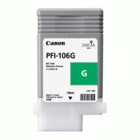 Cartucho de tinta verde Canon PFI-106G de 130ml.
