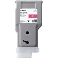 Cartucho de tinta magenta Canon PFI-206M de 300ml.