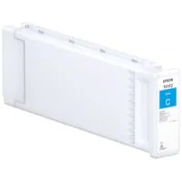 Cartucho de tinta Epson cián T41E de 700ml.