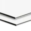 Panel dibond aluminio blanco/blanco - lámina de 0,21mm. - 74,8 x 305 cm. - caja de 4 planchas